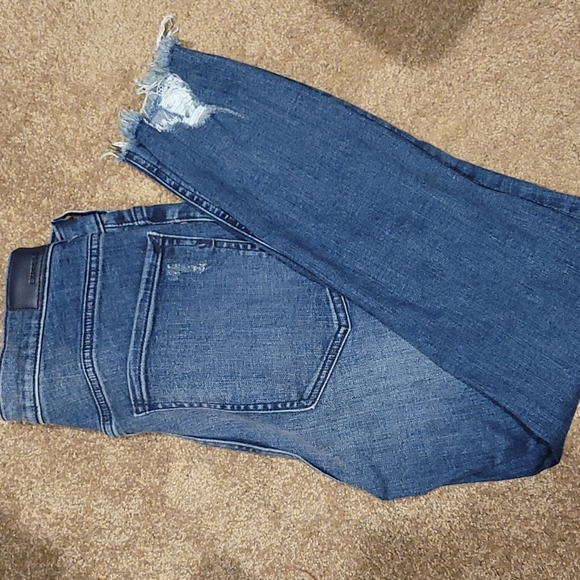 EXPRESS Ankle Denim Perfect Jeans - Picture 5 of 7